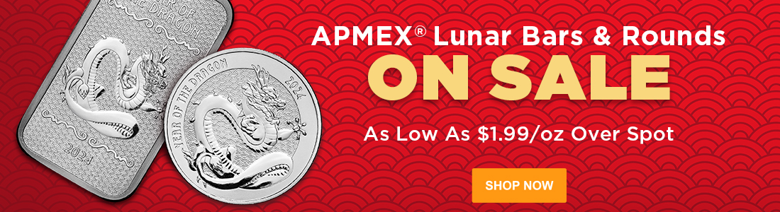 APMEX Lunar Bars & Rounds on Sale